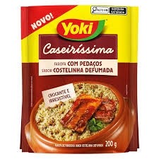 Farofa Mandioca Yoki Com Pedaços de Costela Defumada 200g