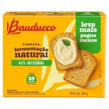 Torrada 45%Integral Bauducco 284g ( Embalagem Econômica) 