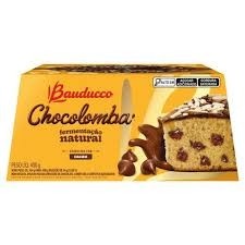 Bolo de Páscoa com Gotas de Chocolate Coberto com Cacau Chocolomba Bauducco 400g