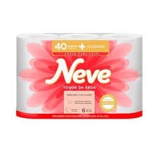 Papel Higiênico Neve T.Seda Folha Dupla 6x40M 