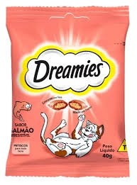  Petisco para Gatos Dreamies Salmão 40g