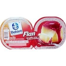 Flan Baunilha com Calda de Frutas Vermelhas Batavo 200g