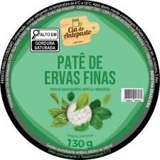Patê de Ervas Finas Cia do Antepasto 130g