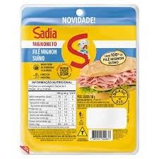 Presunto Mignon Sadia Suino 180g