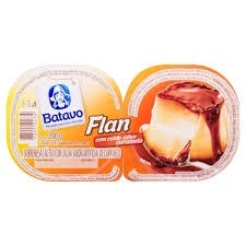 Flan Baunilha com Calda Sabor Caramelo Batavo 200g