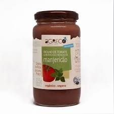 Molho de Tomate  Manjericão Agreco Orgânico 325g