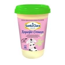 Requeijão Santa Clara reduzido em Sódio 180g