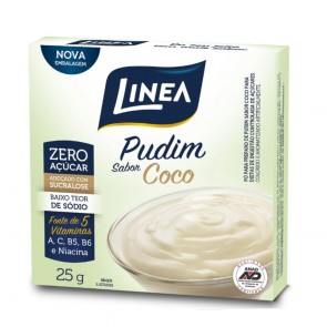 Pudim Zero Açúcar Coco Linea 25g