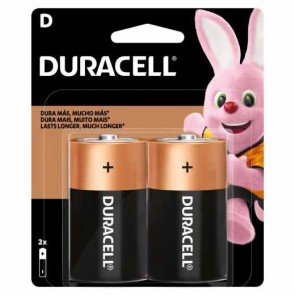 Pilha Grande Alcalina Duracell c/2