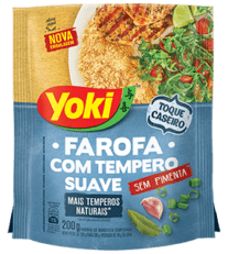 Farofa de Mandioca com Tempero Suave sem Pimenta Yoki 200g