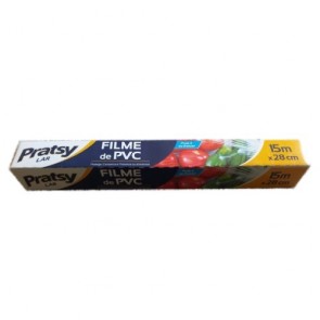 Filme de PVC Transparente Prasty  Lar 15m x 28cm
