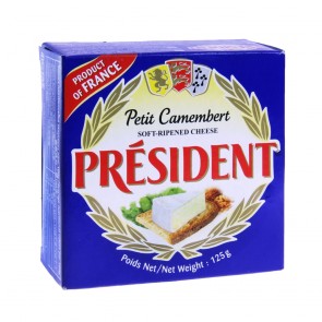 Queijo Petit Camembert President 125g