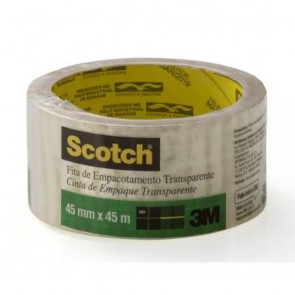 Fita Adesiva Empacotamento 45x45mm Transparente Scotch