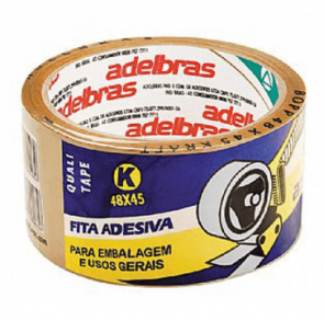 Fita Adesiva 48x45mm Marrom Adelbras 