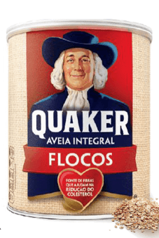 Aveia Flocos Quaker Lata 450g
