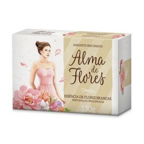 Sabonete Flores Brancas Alma Flores  130g