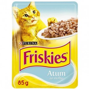 Alimento Para Gatos Friskies Purina Sachê Sabor Atum 85g