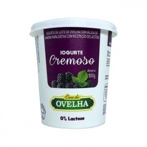 Iogurte Cremoso Amora Casa da Ovelha 0% Lactose 500g