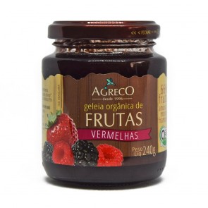 Geleia Frutas Vermelhas Organica Agreco 240g