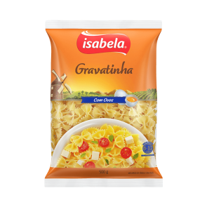Massa com ovos Gravatinha Isabela 500g