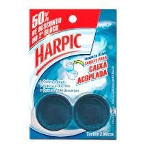 Pastilha Sanitária Harpic para Caixa Acoplada Marine 50g - C/2 Unid