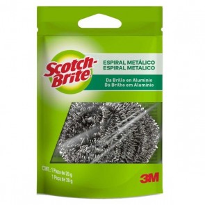 Esponja scotch brite espiral metálica 