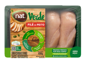 Filé de Peito de Frango Resfriada NAT verde 600g