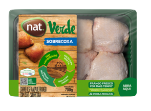 Sobrecoxa de Frango Resfriada NAT verde 700g
