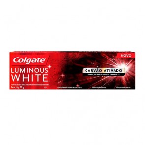 Creme Dental Colgate Luminous White Carvão Ativado  70g