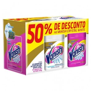 Conjunto Tira-manchas em pó Vanish 450g c/2 embalagem promocional