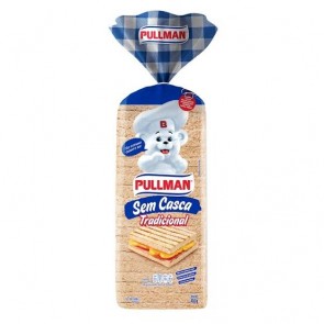 Pão Forma Pullman Tradicional s/ casca 450g