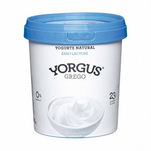 Iogurte Grego Yorgus 0% Gordura Zero Lactose 500g