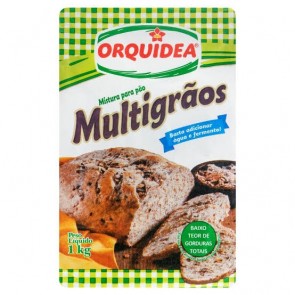 Mistura para Pão Multigrãos Orquídea 1kg