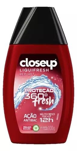Gel Dental Closeup Red Hot 100g