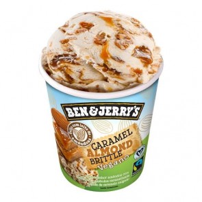 Sorvete Caramel Almond Vegano Ben e Jerry's 458ml