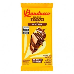 Wafer Bauducco Maxi Sabor Chocolate 104g