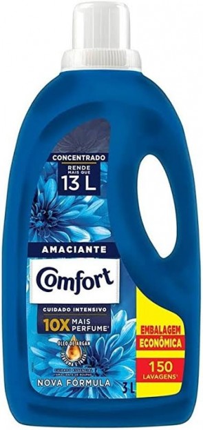 Amaciante Concentrado Comfort Essencial 3L