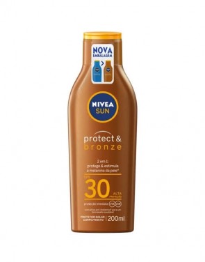 Protetor Solar FPS 30 Protect e Bronze Nivea 200ml