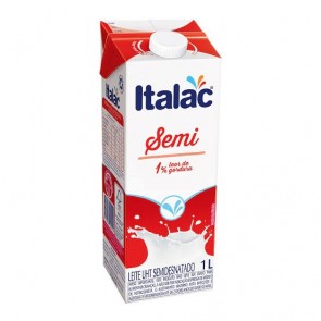 Leite Semidesnatado Italac 1L