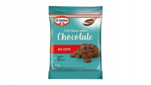 Chocolate cobertura Dr. Oetker ao leite 350g