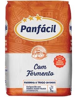 Farinha de Trigo c/ Fermento Panfácil 1kg