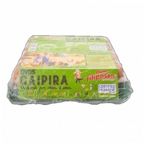 Ovos Caipira Extra vermelhos Filippsen c/20 unid