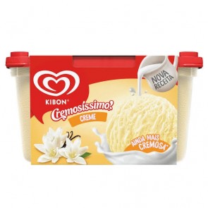 Sorvete de Creme Cremosissimo Kibon 1,5L