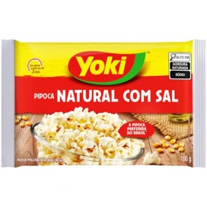 Pipoca Microondas Yoki com Sal 100g