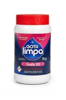 Soda Cáustica em Escamas Gota Limpa 1kg