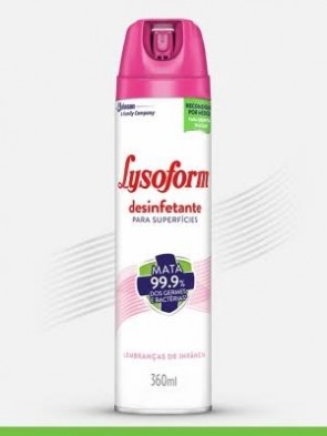 Desinfetante Lysoform Aerosol Lembranças de Infância 360ml