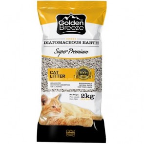 Areia/Granulado Gato Golden Breeze 2Kg