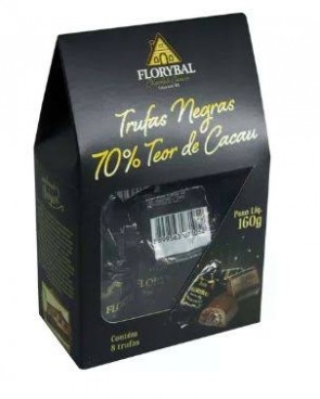 Trufas Negras 70% Teor de Cacau Florybal 160g