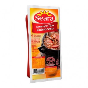 Linguiça Tipo Calabresa Defumada Seara 400g 
