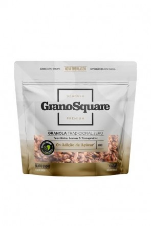 Granola S/Glúten Z. Açúcar Grano Square 200g